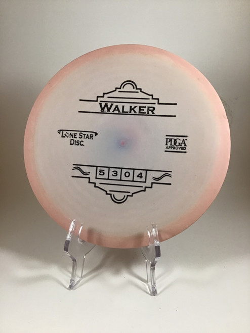 Vist Large View of Product Image Which is Used Lone Star Disc D1 WALKER Disc Golf Mid Range Pink 176g