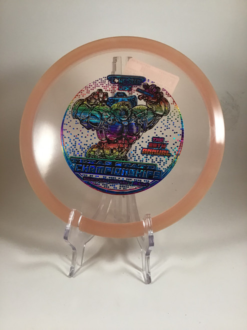 Vist Large View of Product Image Which is Used Lone Star Disc CHARLIE MIDDY Disc Golf Mid Range Pink 173g