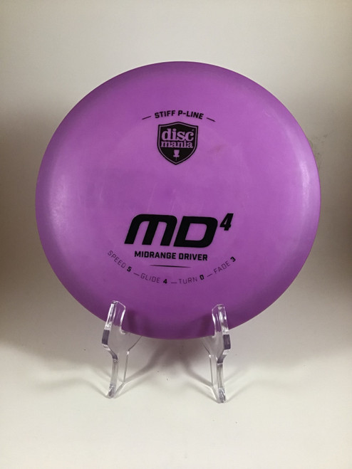 Vist Large View of Product Image Which is Used Discmania P LINE MD4 Disc Golf Mid Range Purple 176g