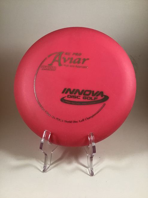 Vist Large View of Product Image Which is Used Innova KC PRO AVIAR Disc Golf Putter Pink 173g