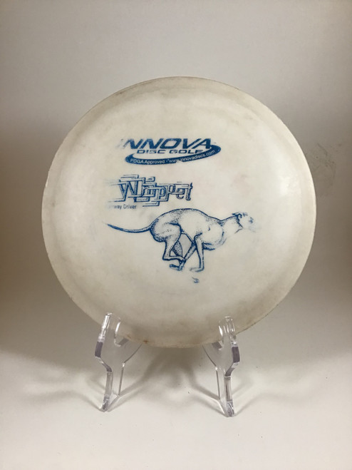 Vist Large View of Product Image Which is Used Innova DX WHIPPET Disc Golf Driver White 168g