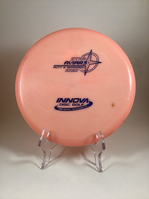 Vist Large View of Product Image Which is Used Innova STAR AVIAR3 Disc Golf Putter Pink 174g