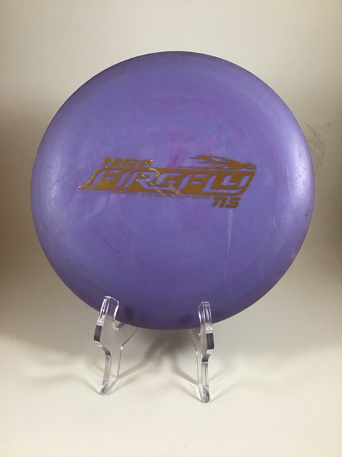 Vist Large View of Product Image Which is Used Innova NEXUS FIREFLY Disc Golf Putter Purple 176g