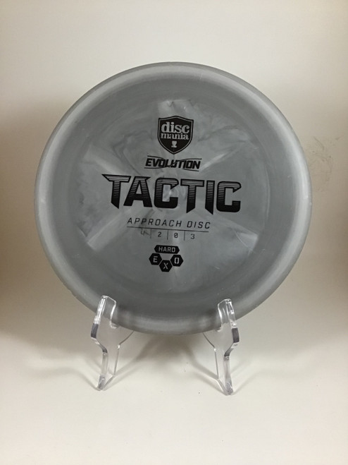 Vist Large View of Product Image Which is Used Discmania EVOLUTION EXO HARD TACTIC Disc Golf Putter Grey 173g