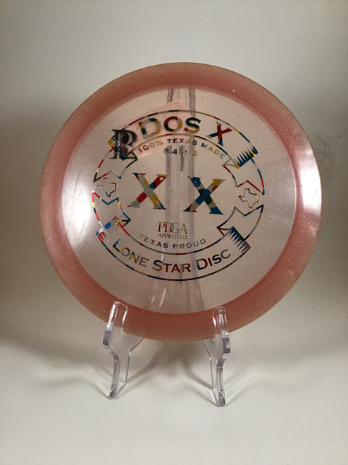 Vist Large View of Product Image Which is Used Lone Star Disc FOUNDERS DOS X Disc Golf Driver Pink 173g