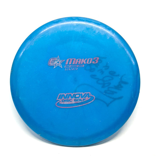 Vist Large View of Product Image Which is Used Innova G STAR MAKO3 Disc Golf Mid Range Royal Blue 178g
