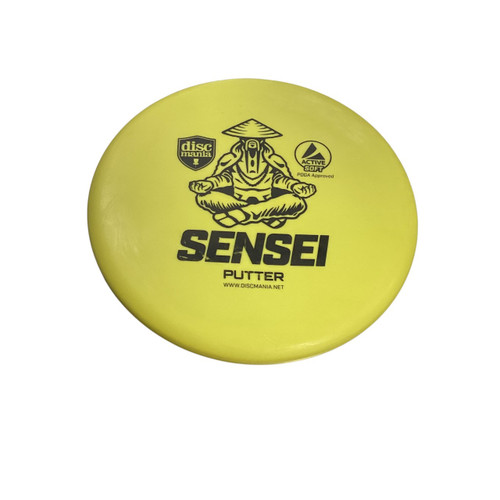 Vist Large View of Product Image Which is Used Discmania SENSEI Disc Golf Putter Yellow