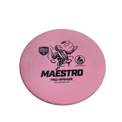 Vist Large View of Product Image Which is Used Discmania MAESTRO Disc Golf Mid Range Pink