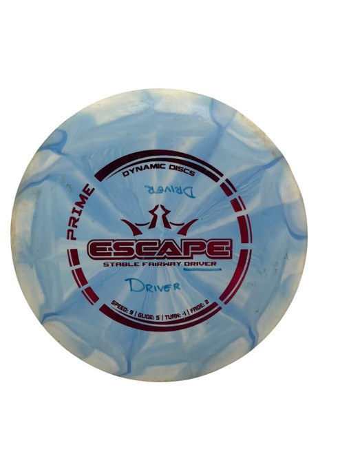 Vist Large View of Product Image Which is Used Dynamic Discs Prime Escape 173g Disc Golf Driver Carolina Blue 