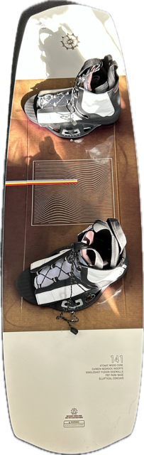 Vist Large View of Product Image Which is Used HIGHLINE Wakeboard White 141 cm