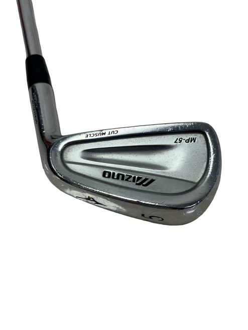 Vist Large View of Product Image Which is Used Mizuno MP-57 FORGED Mens Individual Iron RH 5 Iron 38" w/ Dynamic Gold S300 Shaft