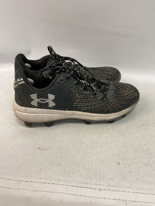 Vist Large View of Product Image Which is Used Under Armour BB/SB Cleats Black Senior 8.5
