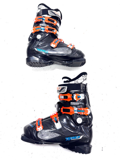 Vist Large View of Product Image Which is Used Tecnica AGENT 80 Mens DH Ski Boot Black 275 MP - M09.5 - W10.5