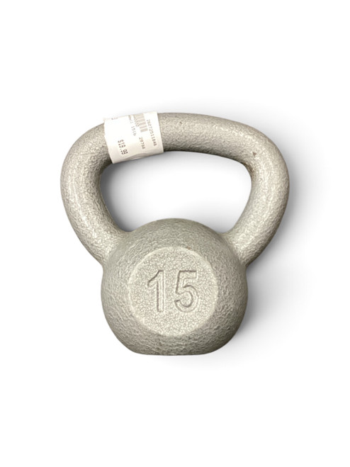 Vist Large View of Product Image Which is Used Kettle Dumbbell (Each) Grey 15 lb