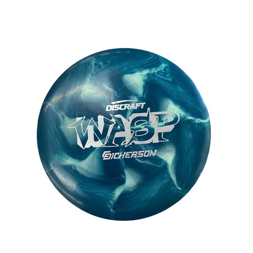 Vist Large View of Product Image Which is Used Discraft DICKERSON WASP Disc Golf Mid Range Royal Blue