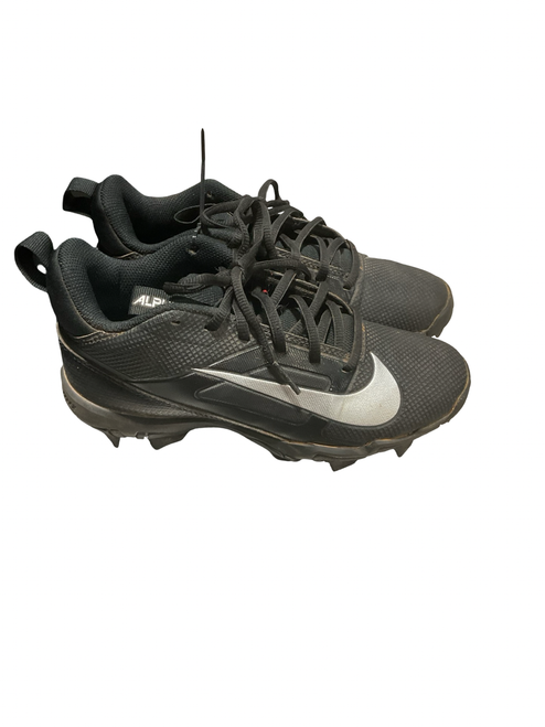 Vist Large View of Product Image Which is Used Nike ALPHA BB/SB Cleats Black Junior 03.5