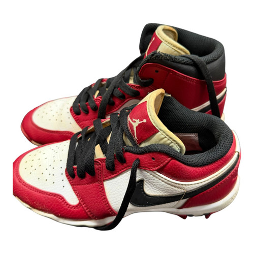 Vist Large View of Product Image Which is Used Nike AIR JORDAN BB/SB Cleats Red Junior 05.5