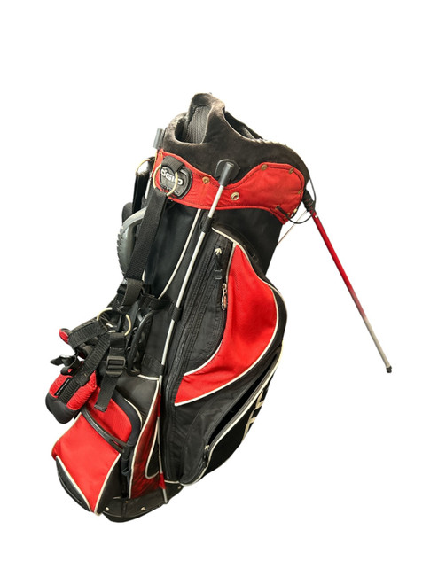Vist Large View of Product Image Which is Used Ogio STAND BAG BLK/RD Mens Stand Bag Black And Red