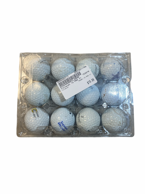 Vist Large View of Product Image Which is Used Titleist 12 PRO V1 12 Pack - Golf Balls
