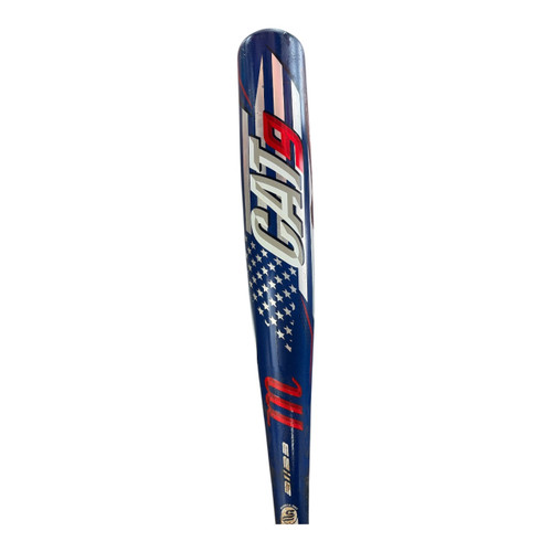 Vist Large View of Product Image Which is Used Marucci CAT 9 AMERICA BB/SB USSSA 2 3/4 Bat 31"