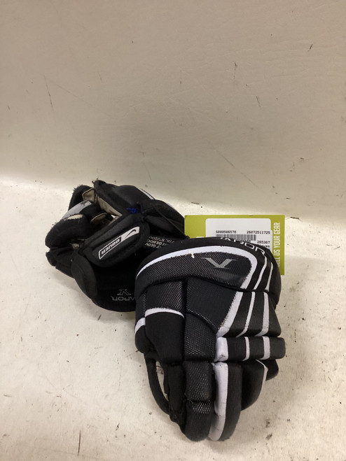 Vist Large View of Product Image Which is Used Bauer VAPOR V Youth Gloves Black 8"