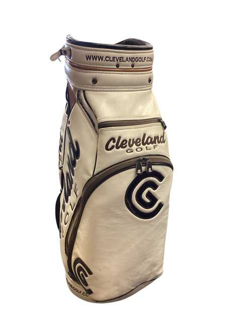 Vist Large View of Product Image Which is Used Cleveland GOLF STAND BAG Mens Stand Bag White