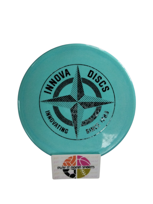 Vist Large View of Product Image Which is Used Innova CALVIN HEIMBERG TORO Disc Golf Putter Royal Blue