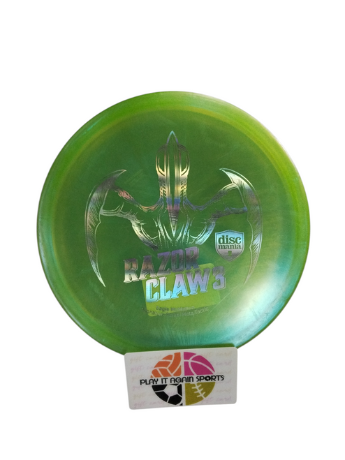 Vist Large View of Product Image Which is Used Discmania RAZOR CLAW 3 TACTIC Disc Golf Putter Yellow