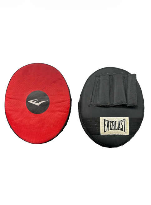Vist Large View of Product Image Which is Used Everlast Boxing Pads Red