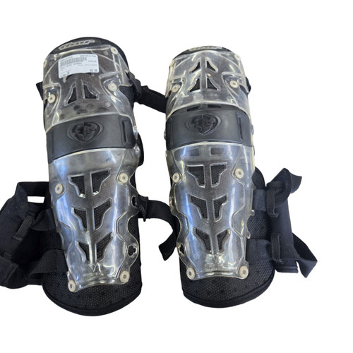 Vist Large View of Product Image Which is Used Thor SHIN GUARDS Junior Knee Guard Black Junior