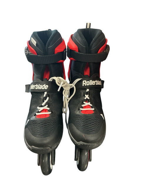 Vist Large View of Product Image Which is Used Rollerblade SIZE 5-8 INLINES Senior Roller Quad Skates Red Adjustable