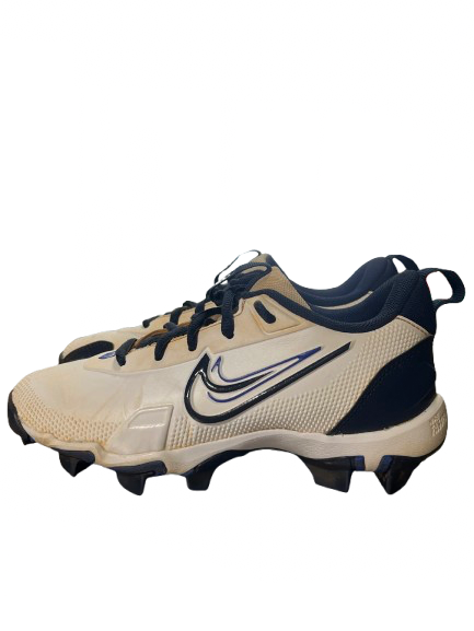 Vist Large View of Product Image Which is Used Nike FORCE TROUT 9 KEYSTON BB/SB Cleats Navy And White Junior 01