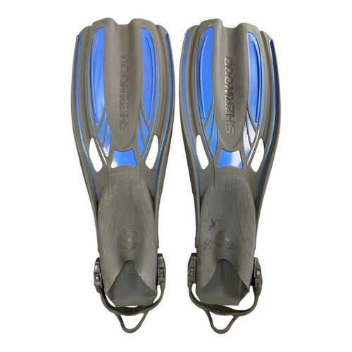 Vist Large View of Product Image Which is Used SHERWOOD FINS Underwater Fins Royal Blue Fits all
