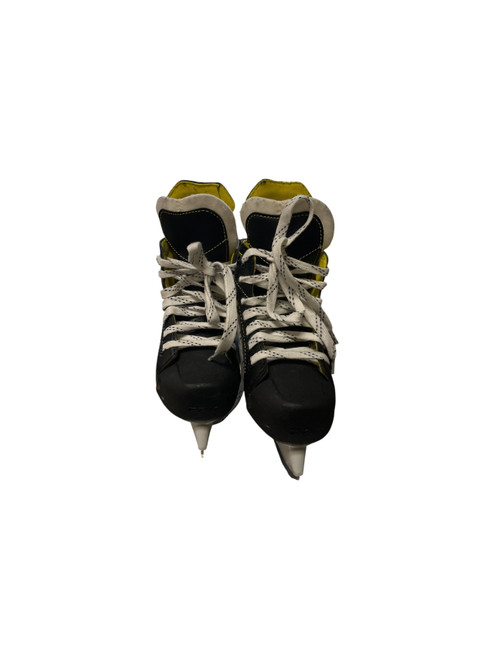 Vist Large View of Product Image Which is Used CCM SUPERTACKS Youth Hockey Skate Black Youth 11.0