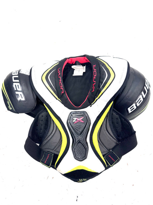 Vist Large View of Product Image Which is Used Bauer VAPOR 2X Junior Shoulder Pads MD