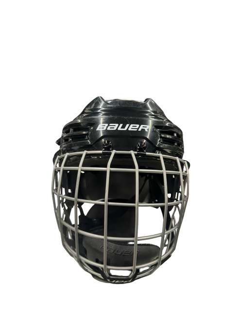 Vist Large View of Product Image Which is Used Bauer IMS 5.0 Helmet Cage Combo Black SM