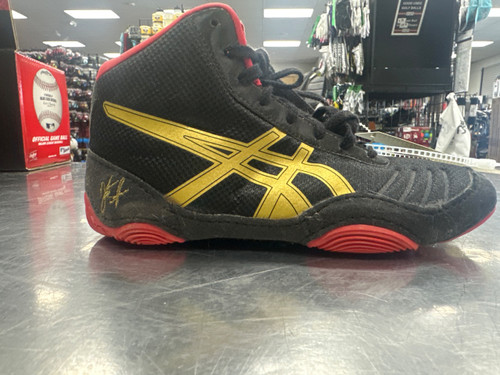 Vist Large View of Product Image Which is Used Asics MATFLEX 5 Wrestling Shoes Black Junior 03