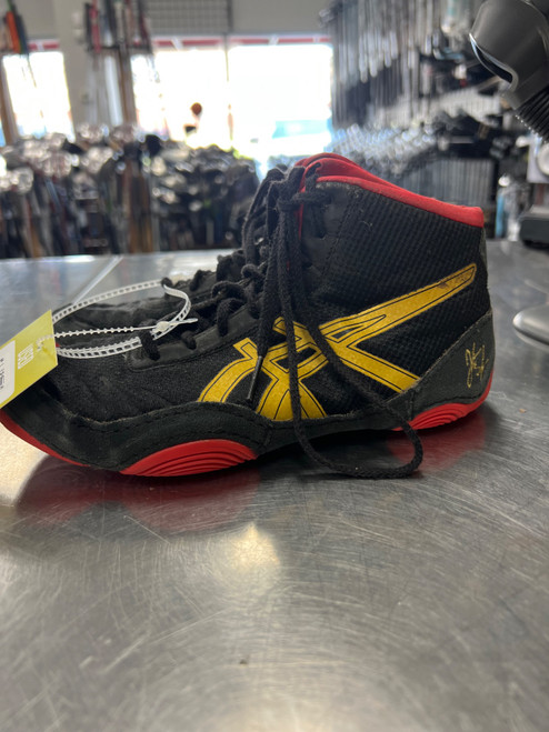 Vist Large View of Product Image Which is Used Asics MATFLEX 5 Wrestling Shoes Black Junior 03