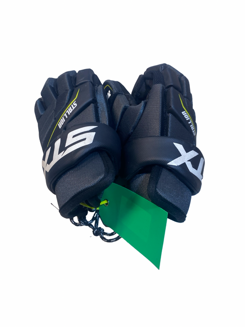 Vist Large View of Product Image Which is Used Rawlings PL105NO BB/SB Glove RH Throw Black 10 1/2"