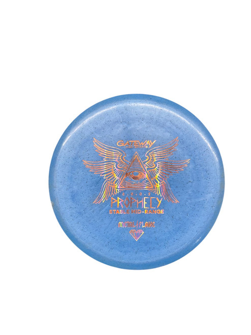 Vist Large View of Product Image Which is Used Gateway PROPHECY METAL FLAME Disc Golf Mid Range Royal Blue