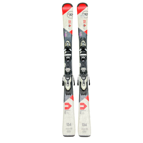 Vist Large View of Product Image Which is Used Rossignol EXPERIENCE RTL Boys DH Ski/Binding White 134 cm