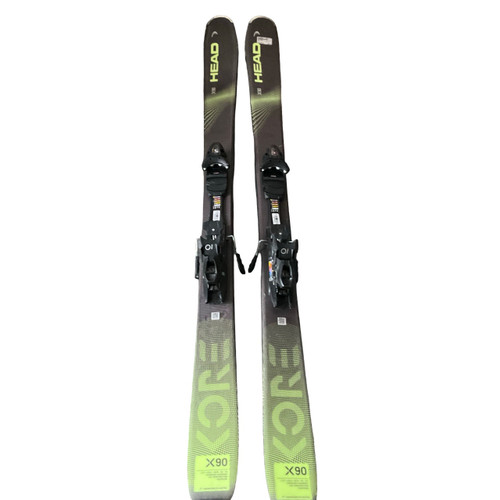 Vist Large View of Product Image Which is Used Head KORE X 90 Mens DH Ski/Binding Green 177 cm