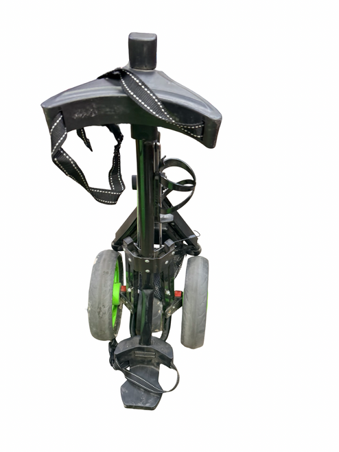 Vist Large View of Product Image Which is Used JANUS Golf Push Cart 3-Wheel