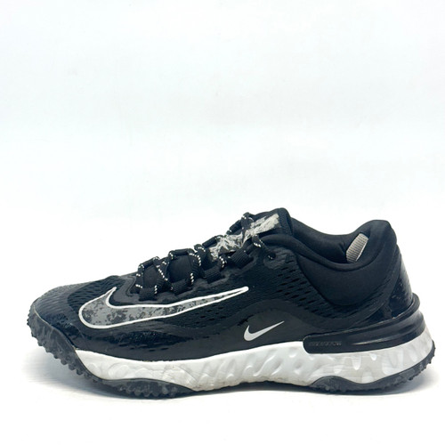 Vist Large View of Product Image Which is Used Nike ALPHA HUARACHE 4 BB/SB Cleats Black Senior 7.5