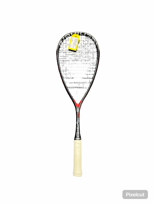 Vist Large View of Product Image Which is Used Tecnifibre CARBOFLEX 125 S Adult Squash Racquet Black Unknown