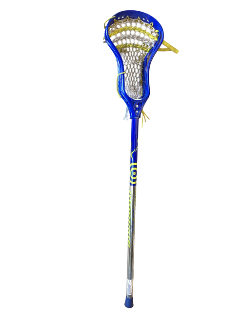 Vist Large View of Product Image Which is Used Warrior BULLZEYE Men Atk/Mid Complete Stick Royal Blue