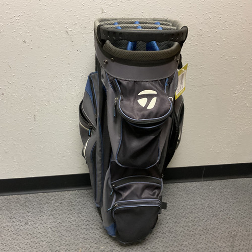 Vist Large View of Product Image Which is Used Taylormade 14 WAY STADRY BAG Mens Stand Bag Grey And Navy Blue