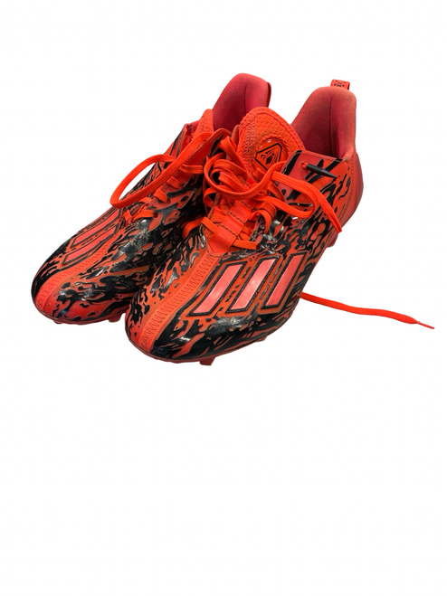 Vist Large View of Product Image Which is Used Adidas Adult FB Cleats Orange Senior 8