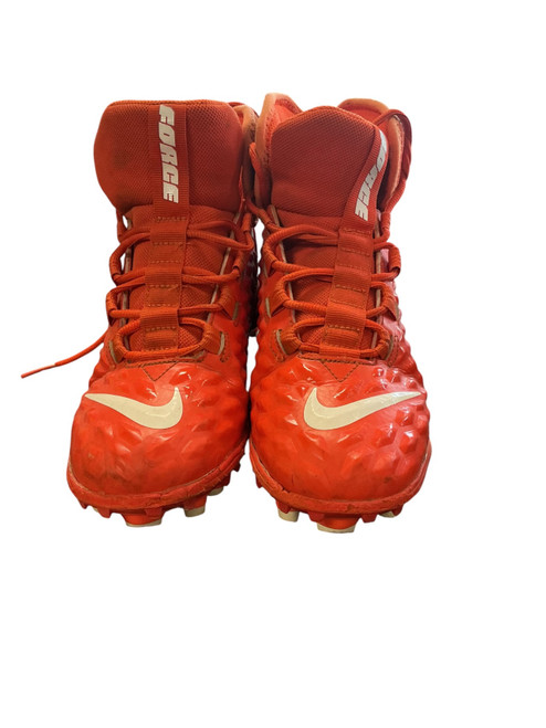 Vist Large View of Product Image Which is Used Nike Adult FB Cleats Orange Senior 7