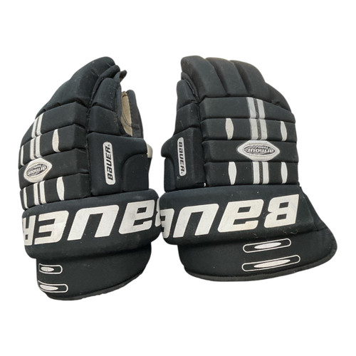 Vist Large View of Product Image Which is Used Bauer IMPACT 300 Senior Gloves Black 15"